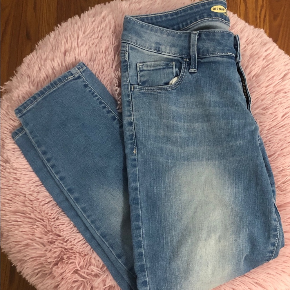 Old Navy Light Wash Rockstar Jeans